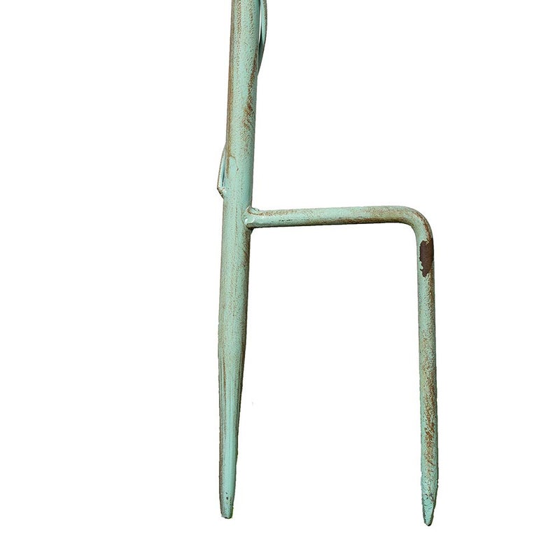 MOCOME Bird Houses for Outside with Pole Metal Birdhouse Stakes Decorative Outdoor, Reclaimed Faucet Accent (Teal, 52") - Image 5